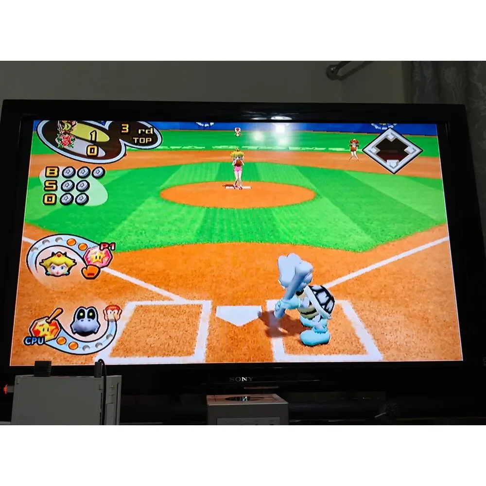 Mario Superstar Baseball Nintendo GameCube Tested Working